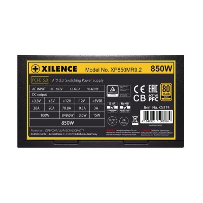 Alimentatore Xilence PerformanceX+ XP850MR9.2 850W ATX3.0 XN174