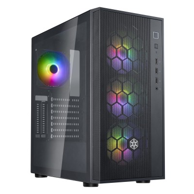 Case SilverStone Fara R1 V2 Midi-Tower Nero