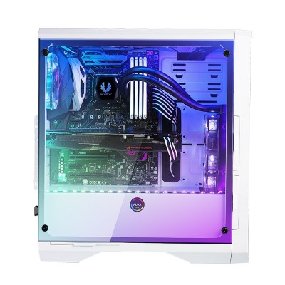 Case BitFenix Enso RGB Midi-Tower Vetro Temperato Bianco