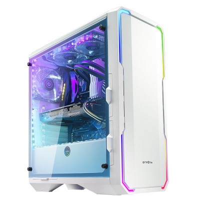 Case BitFenix Enso RGB Midi-Tower Vetro Temperato Bianco