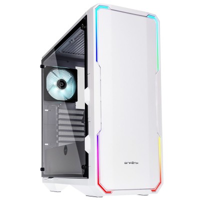 Case BitFenix Enso RGB Midi-Tower Vetro Temperato Bianco