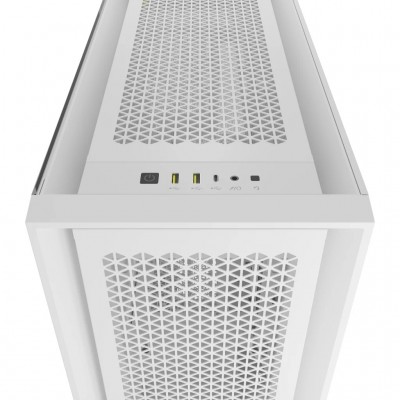 Case Corsair iCUE 5000D Airflow Core Midi-Tower Vetro Temperato Bianco