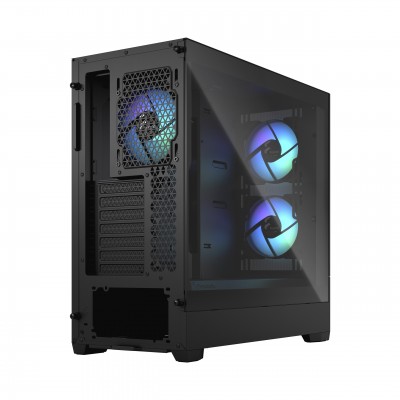 Case Fractal Design Pop Air RGB Black TG Clear Tint Midi-Tower Nero