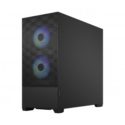 Case Fractal Design Pop Air RGB Black TG Clear Tint Midi-Tower Nero