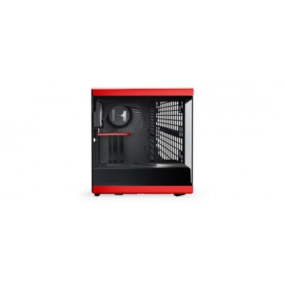 Case Hyte Y40 Midi Tower Vetro Temperato Rosso Nero