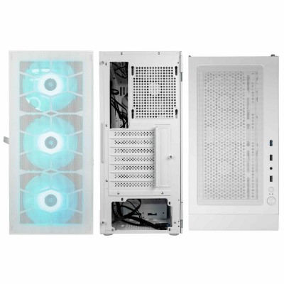 Case Kolink Observatory HF Mesh ARGB Midi-Tower Bianco