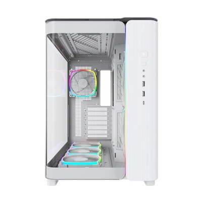 Case Montech KING 95 PRO Midi-Tower Vetro Temperato ARGB Bianco