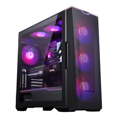 Case PHANTEKS Eclipse G500A D RGB Midi-Tower Vetro Temperato Nero