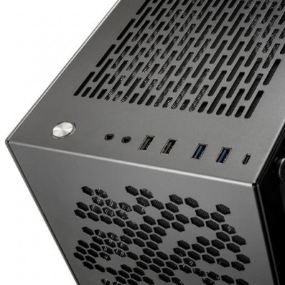 Case Kolink Rocket Heavy Vented Edition Aluminium Mini-ITX Grigio