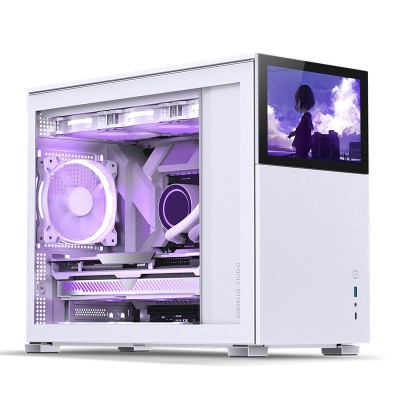 Case Jonsbo D31 Screen Micro-ATX Vetro Temperato Bianco