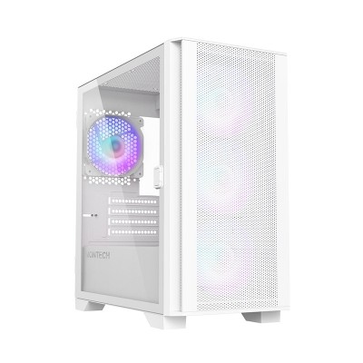 Case Montech AIR 100 ARGB Micro-ATX Vetro Temperato Bianco