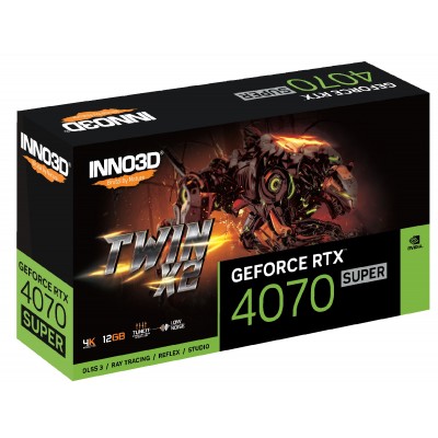 Scheda Video Inno3D NVIDIA GeForce RTX 4070 SUPER TWIN X2 12GB GDDR6X