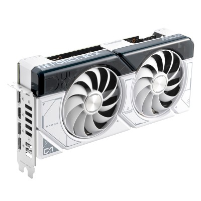 Scheda Video ASUS DUAL NVIDIA GeForce RTX 4070 SUPER OC WHITE 12GB GDDR6X