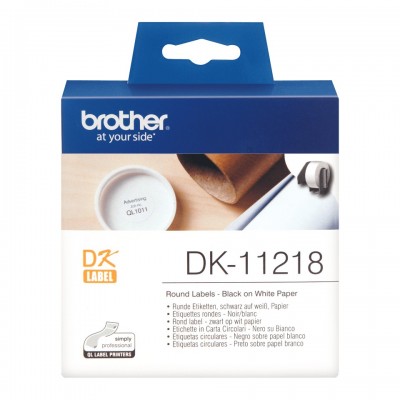 Etichette Brother Nero su bianco DK-11218