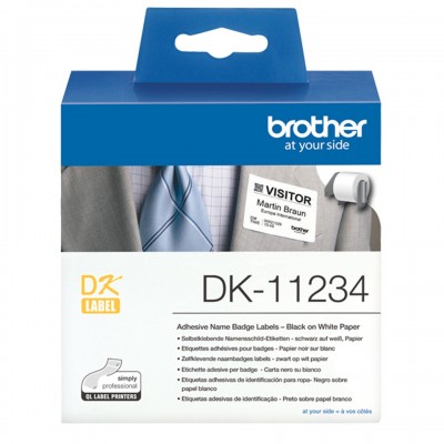 Etichette Brother Nero su bianco DK-11234