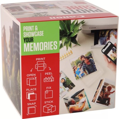 Value Pack Canon Verde PP-201 5x5 Photo Cube Creative Pack + 13x13 cm Fotopapier