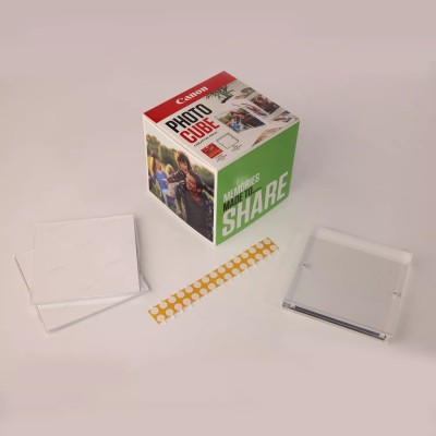 Value Pack Canon Verde PP-201 5x5 Photo Cube Creative Pack + 13x13 cm Fotopapier