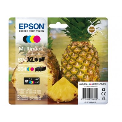 Multipack Epson nero   ciano   magenta   giallo C13T10H94010 604 XL 890 pagine 2,4ml