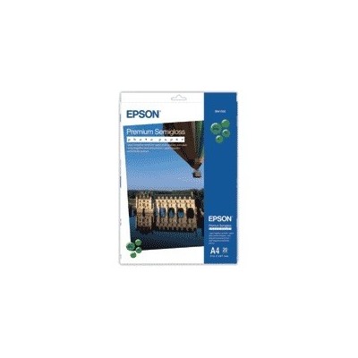 ORIGINAL Epson Carta Bianco S041332 Premium Semigloss 20 Blatt Carta fotografica, 20 fogli