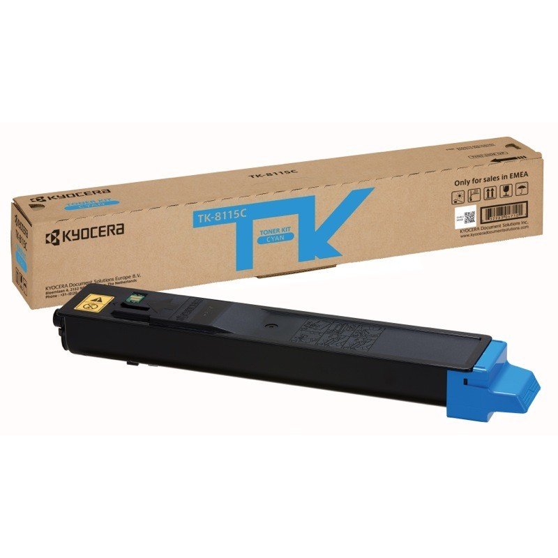 Toner Kyocera ciano TK-8115C 1T02P3CNL0 6000 pagine