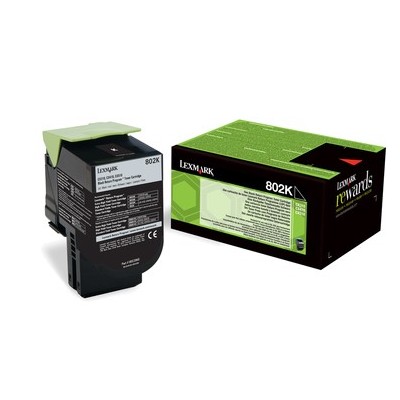 Toner Lexmark nero 802K 80C20K0 1000 pagine