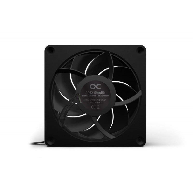 Ventola Alphacool Apex Stealth Metall Power 120 mm Nero