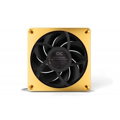 Ventola Alphacool Apex Stealth Metall Power 120 mm Oro