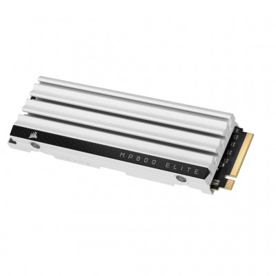 SSD M.2 Corsair MP600 Elite PCIe 4.0 2TB Con Dissipatore Passivo Bianco