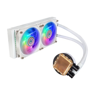 Dissipatore a Liquido Cooler Master PL240 Flux 240 mm Bianco