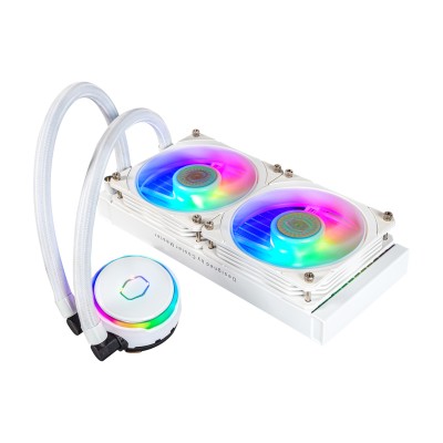 Dissipatore a Liquido Cooler Master PL240 Flux 240 mm Bianco