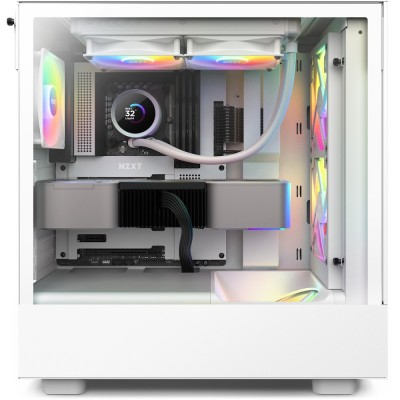 Dissipatore CPU a Liquido NZXT Kraken 240 RGB 240 mm Bianco