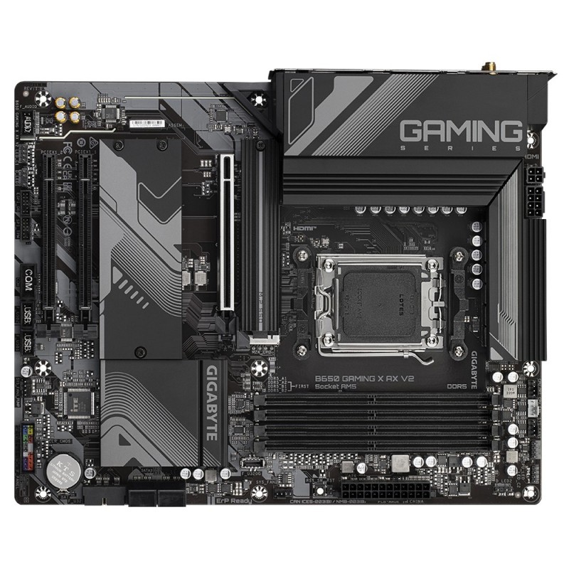 Scheda Madre Gigabyte B650 Gaming X AX V2 AM5 DDR5 ATX Nero