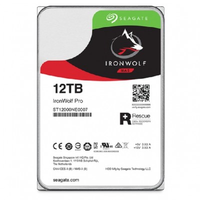 HDD Seagate IronWolf Pro NAS 12 TB CMR SATA 6 Gb s 3,5"