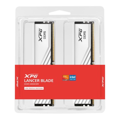 RAM ADATA XPG Lancer Blade DDR5 6400Mhz 32GB (2X16) RGB XMP EXPO BIANCO CL32