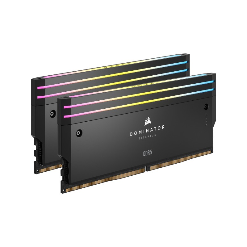 RAM CORSAIR DOMINATOR TITANIUM DDR5 6000Mhz 48GB (2x24) RGB XMP BIANCO CL30