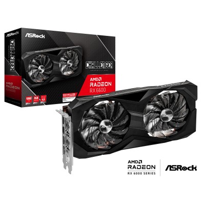 Scheda Video ASRock Radeon RX 6600 Challenger D 8 GB GDDR6