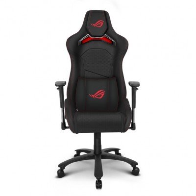 Sedia Gaming Asus ROG Chariot SL300C RGB Nero Rosso