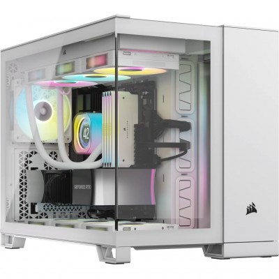 Case Corsair Micro-ATX 2500X Vetro Temperato Bianco