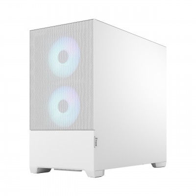 Case Fractal Design Pop Mini Air RGB Clear Tint Micro ATX Vetro Temperato Bianco