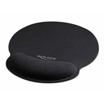 Tappertino per Mouse DeLock Ergonomico Gel Nero