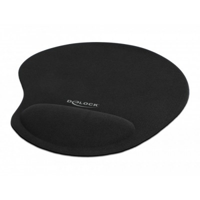 Tappertino per Mouse DeLock Ergonomico Gel Nero