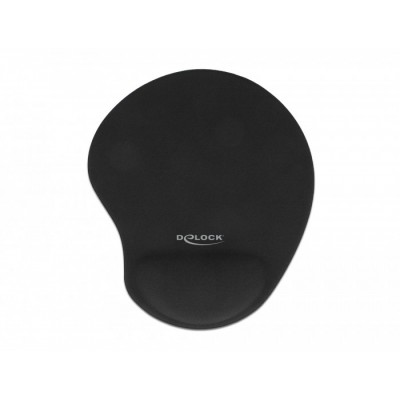 Tappertino per Mouse DeLock Ergonomico Gel Nero