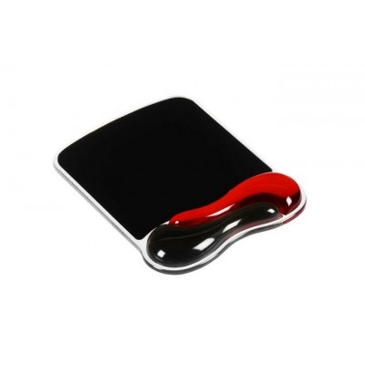 Tappetino per Mouse Kensington Duo Gel Nero Rosso