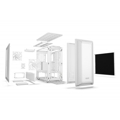 Case Be Quiet! Dark Base 701 Midi-Tower Vetro Temperato Bianco