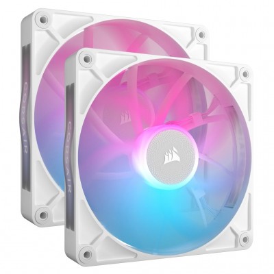 Ventole Corsair iCUE LINK RX140 RGB Kit da 2 PWM 140mm Bianco