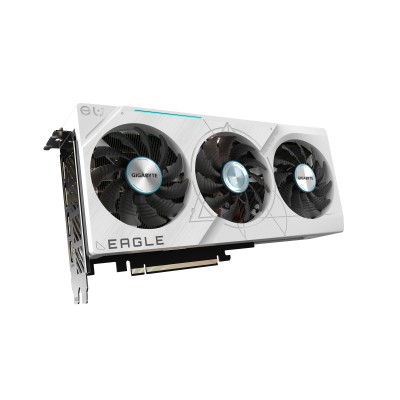 Scheda Video Gigabyte GeForce RTX 4070 Ti Super Eagle OC Ice 16GB GDDR6X Bianco