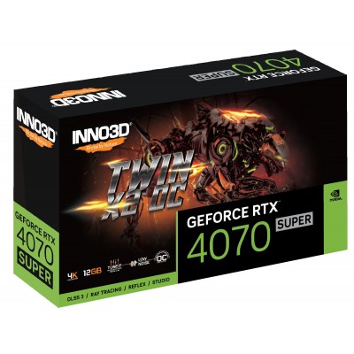 Scheda Video Inno3D GeForce RTX 4070 12 GB SUPER Twin X2 OC