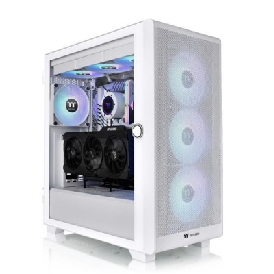 Case Thermaltake S250 TG ARGB Midi Tower Bianco