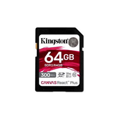 MICRO SDXC KINGSTON Canvas React Plus 64 GB 