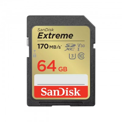SCHEDA SDXC SANDISK Extreme 64 GB 